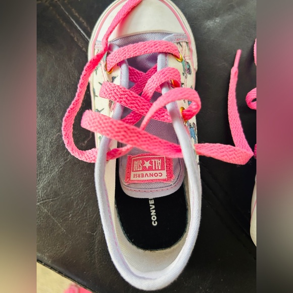 Custom Toddler Kids Converse Butterflies Size 9 - Picture 4 of 5